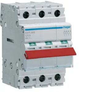 125A 3 Pole JK1 Main Switch Incomer Kit