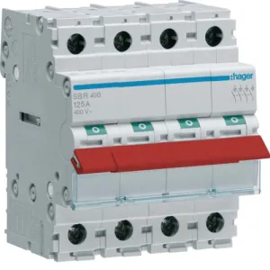 125A 4 Pole JK1 Main Switch Incomer Kit