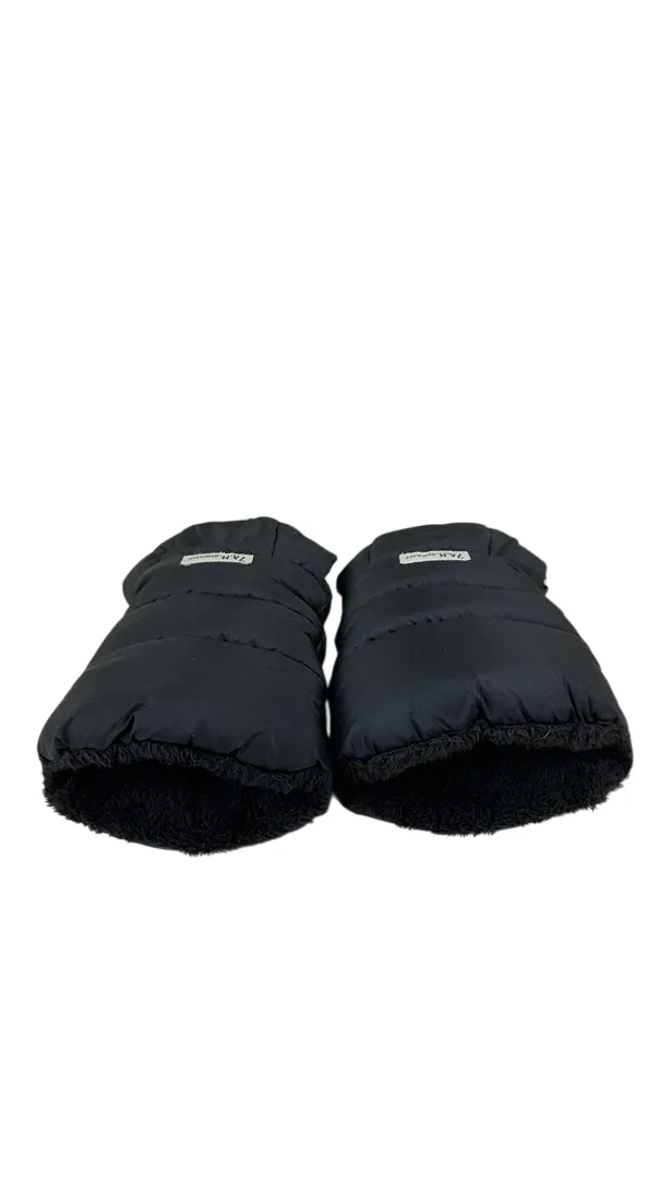 7 A.M. Enfant WarmMuffs, Black Plush