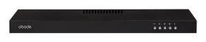 Abode A60VSRCH0B1B 60cm Manual Visor Cooker Hood in Black