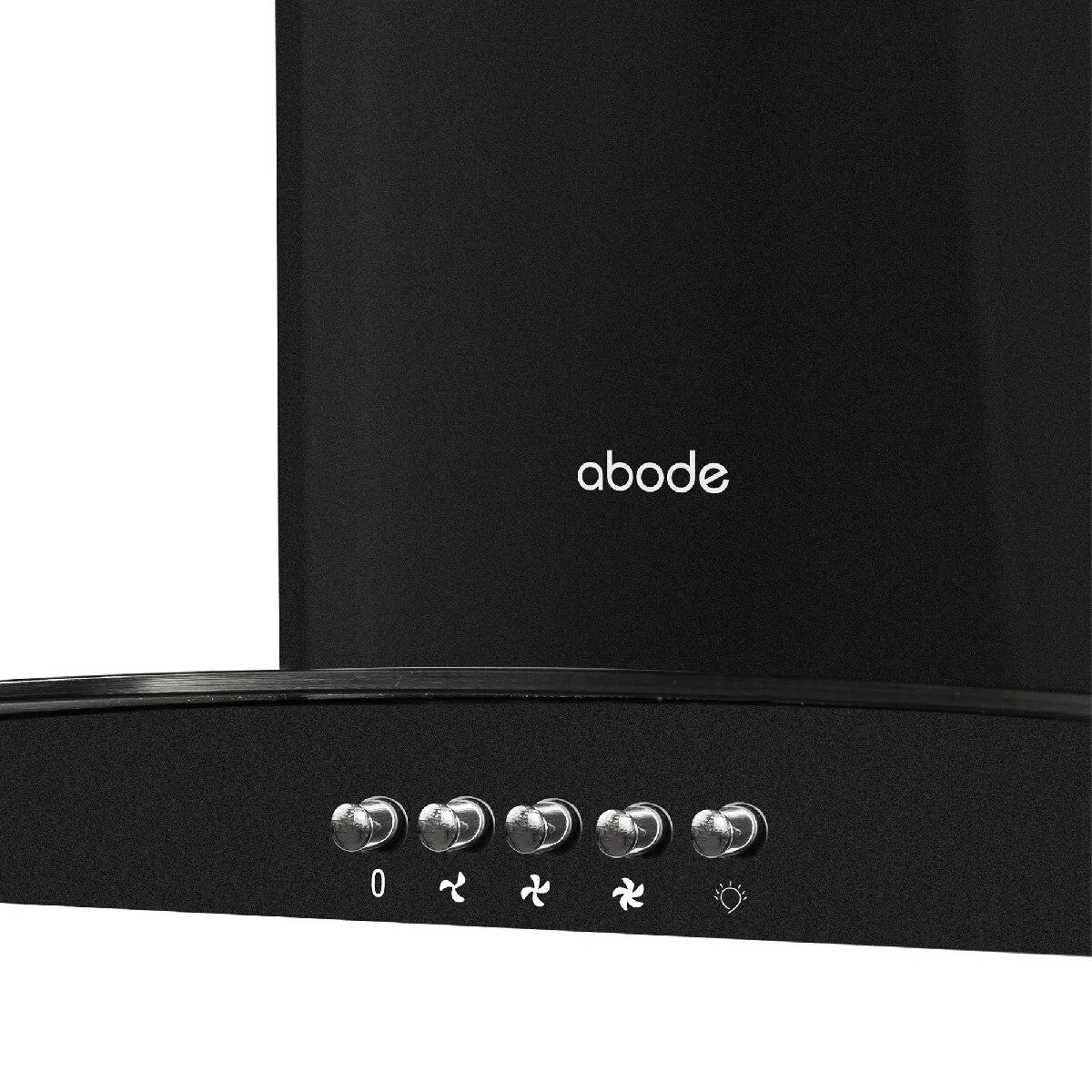 Abode AGCH6031B 60cm Curved Glass Cooker Hood - Black