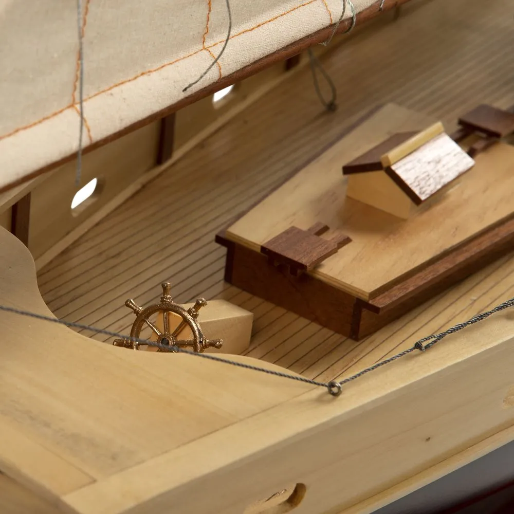Authentic Models Bluenose Ii Painted Sailing Ship Model