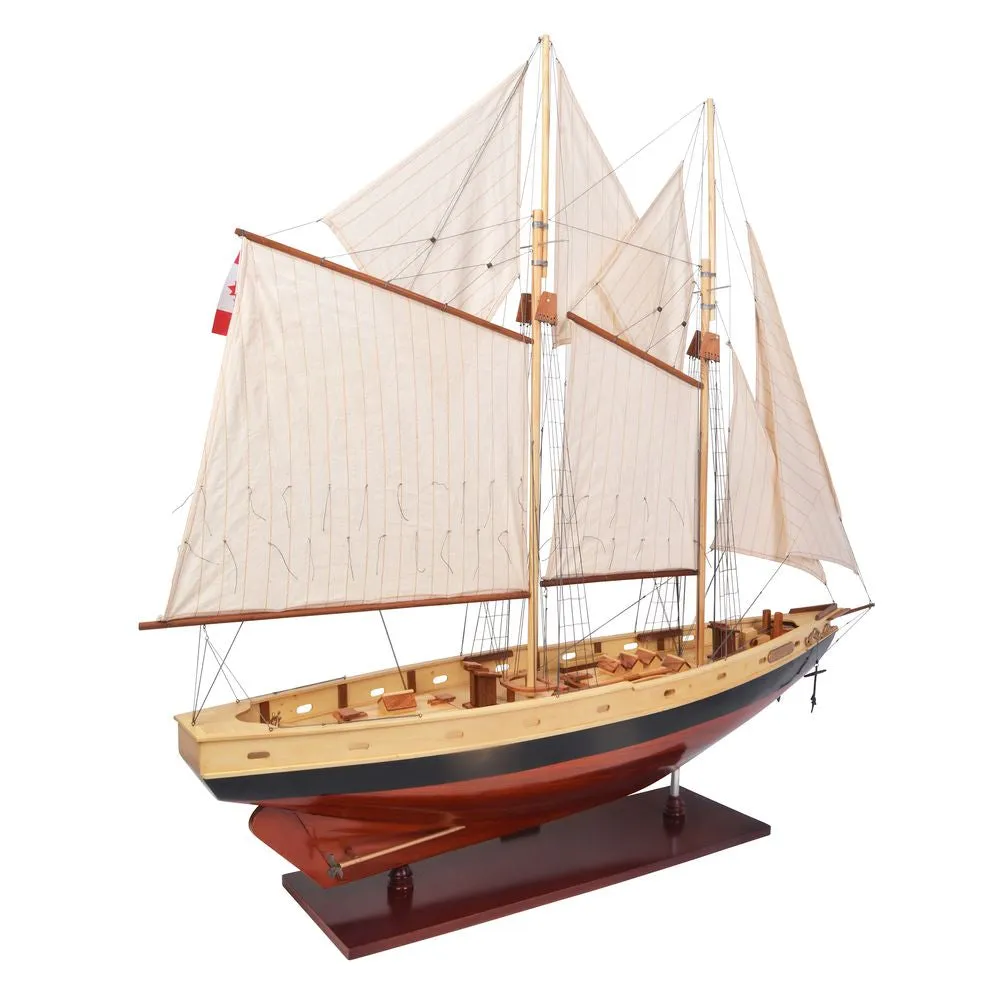Authentic Models Bluenose Ii Painted Sailing Ship Model