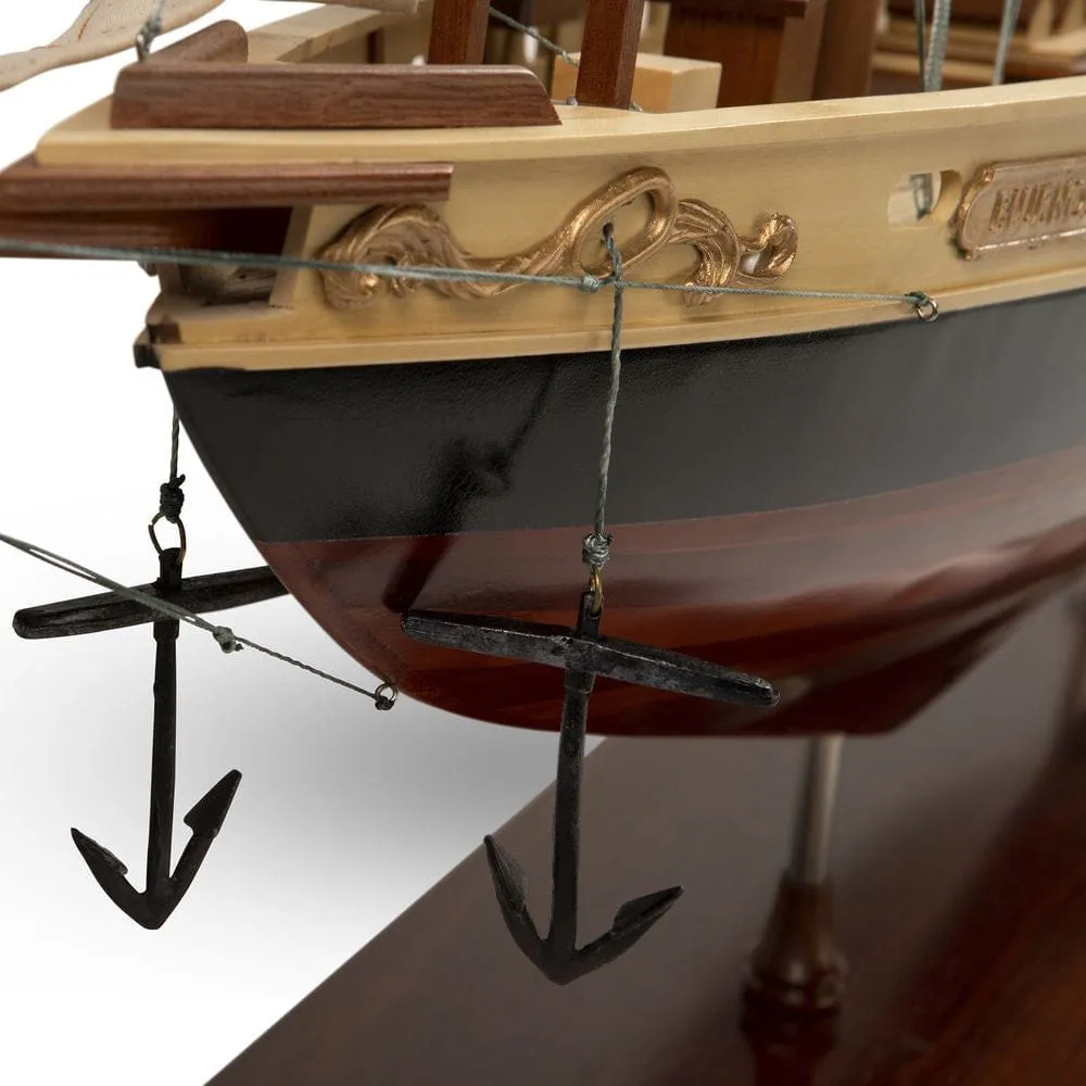Authentic Models Bluenose Ii Painted Sailing Ship Model