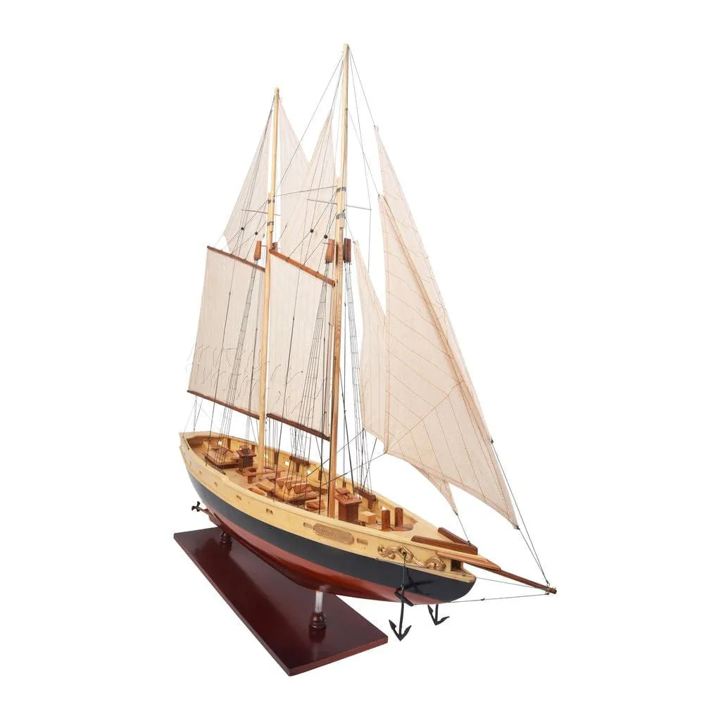 Authentic Models Bluenose Ii Painted Sailing Ship Model
