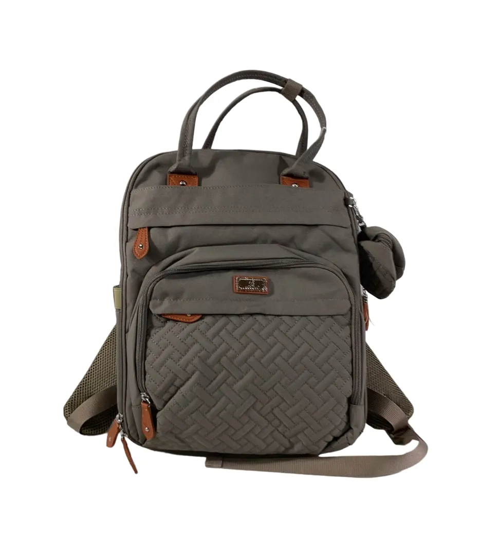 BabbleRoo Diaper Bag Backpack, XL Original, Khaki