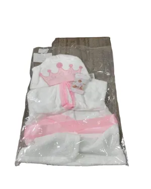 Baby Aspen Hooded Spa Bathrobe, Little Princess