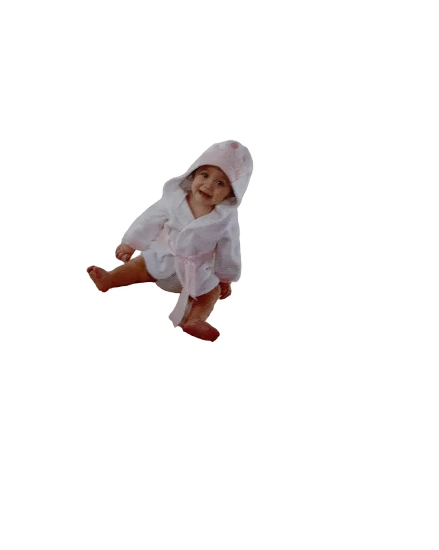Baby Aspen Hooded Spa Bathrobe, Little Princess