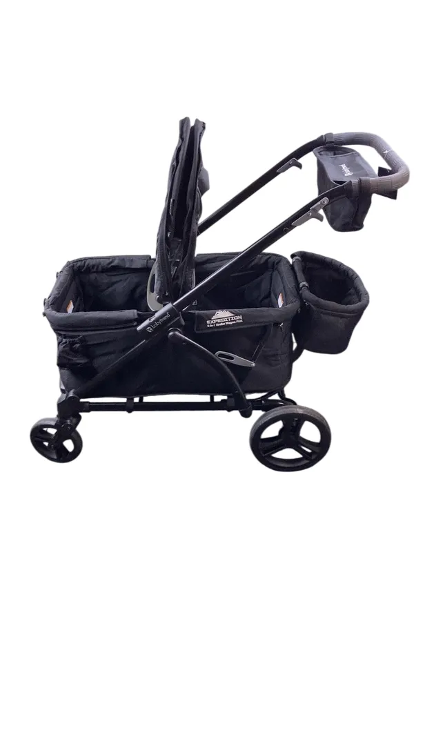 Baby Trend Expedition 2-in-1 Stroller Wagon Plus, 2023, Ultra Black