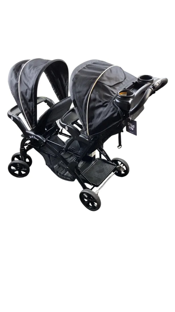 Baby Trend Sit N Stand Double Stroller, Onyx, 2024