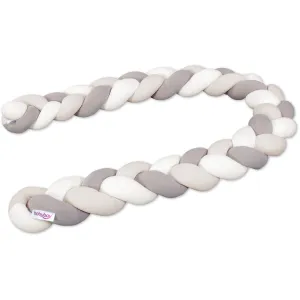 babybay® Ivory/Beige/Cream Nest Snake Jersey Braided 280 Cm