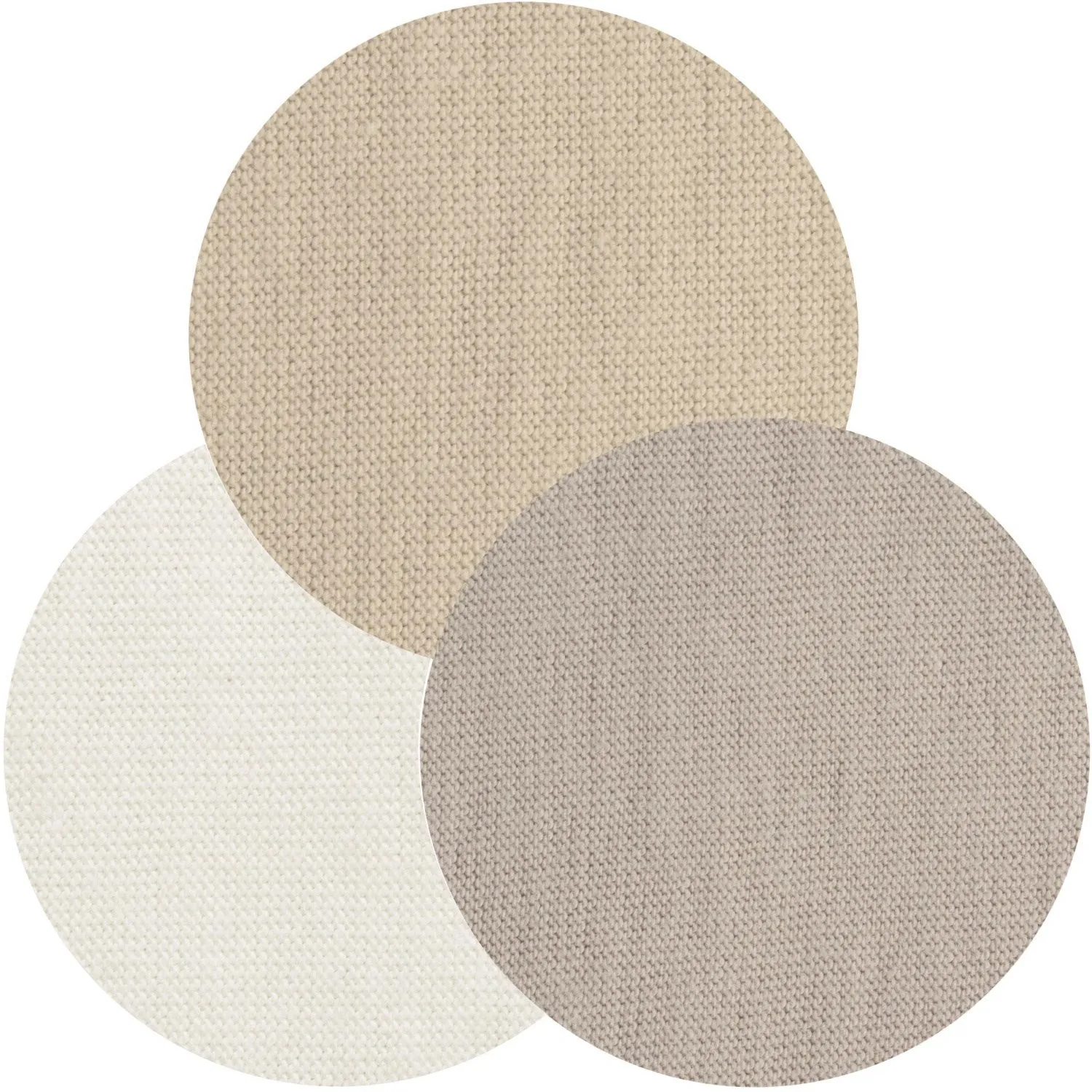 babybay® Ivory/Beige/Cream Nest Snake Jersey Braided 280 Cm