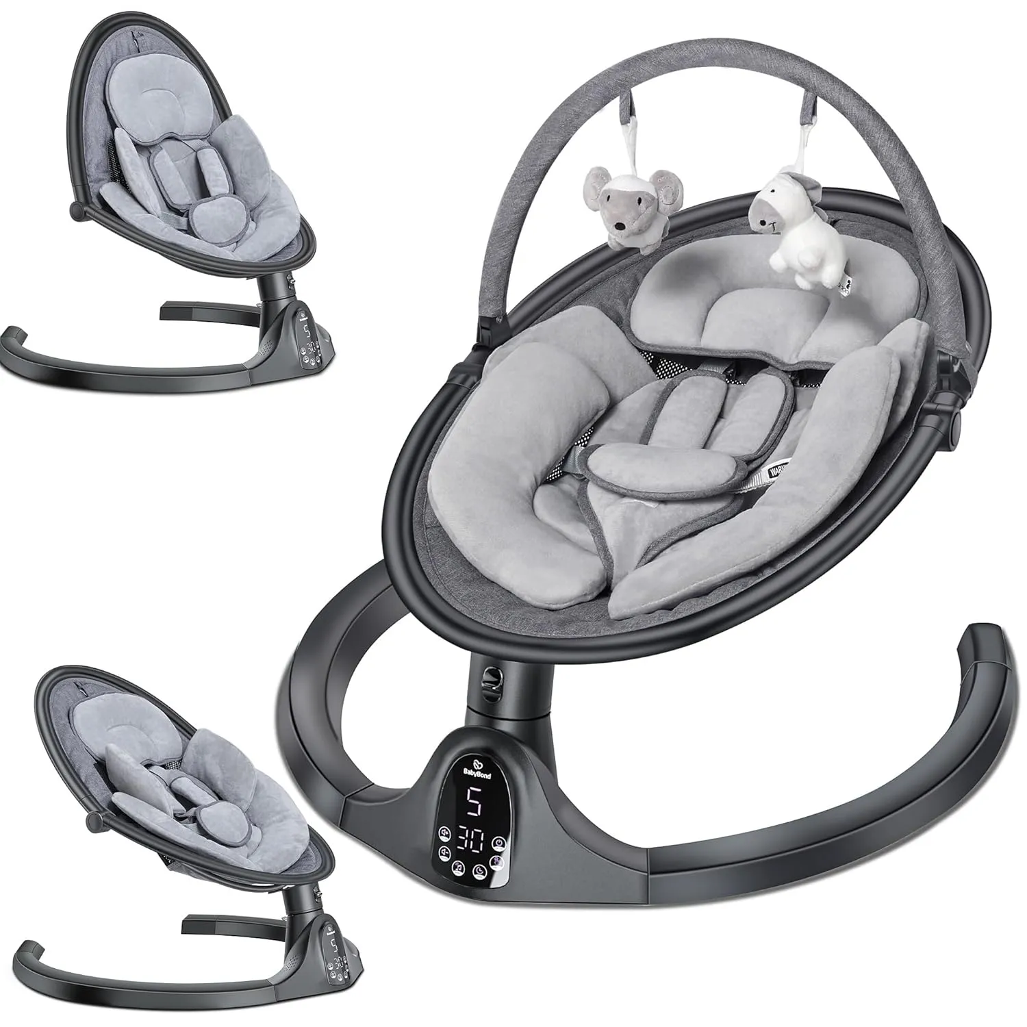 BabyBond Bluetooth Swing, Black