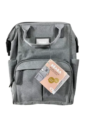 Beaba Wellington Backpack Diaper Bag, Heather Grey