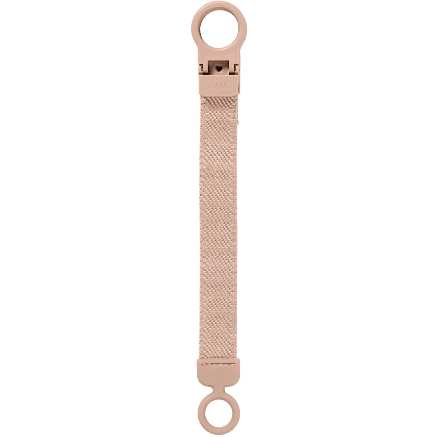 Bibs Blush Pacifier Clip Loop