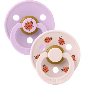 Bibs Sky Mix Pacifier Studio Colour Ladybug Latex 2-Pack