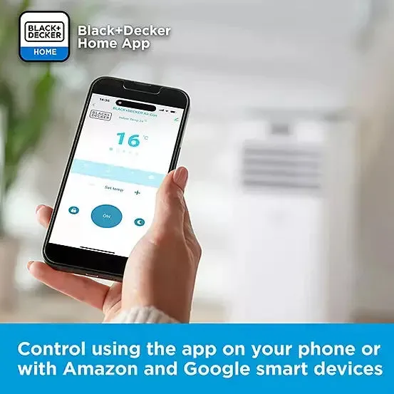 Black and Decker BXAC40025GB 9000BTU 3-in-1 Smart Air Conditioner