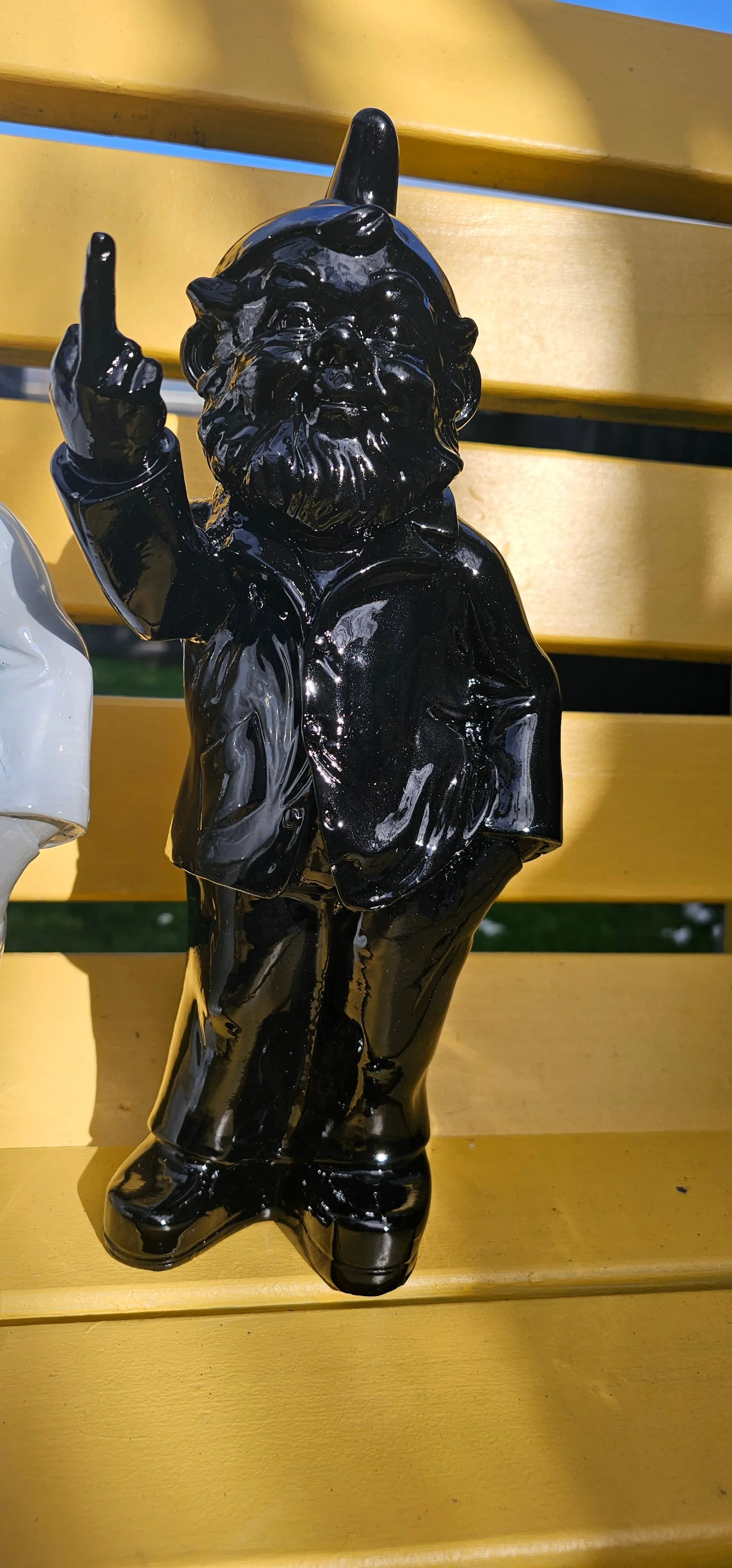 BLACK NAUGHTY GNOME
