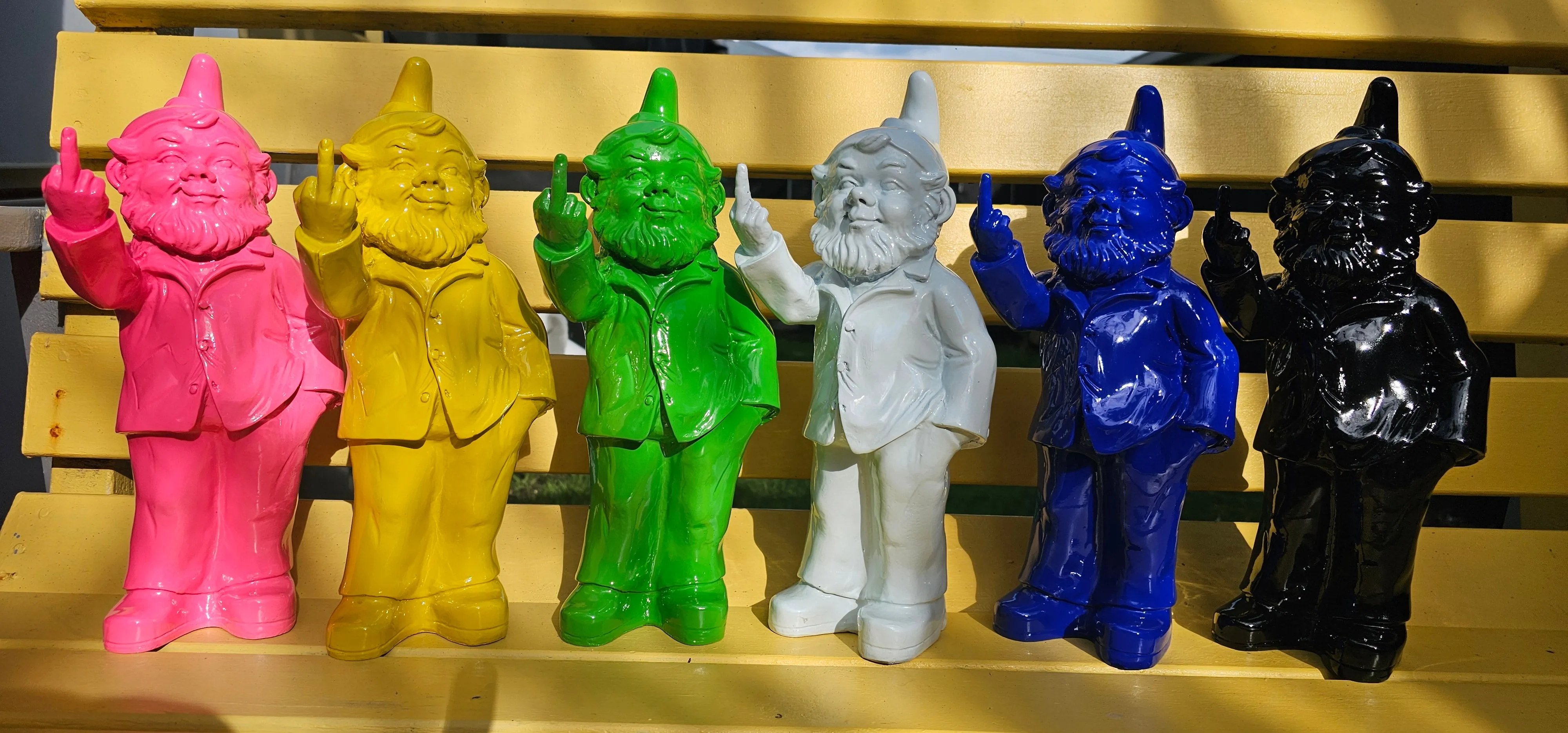 BLACK NAUGHTY GNOME