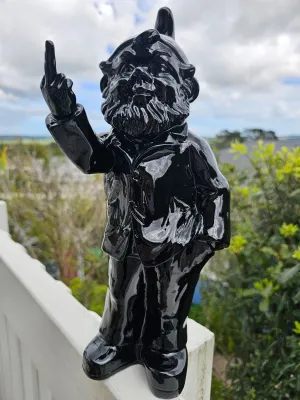 BLACK NAUGHTY GNOME