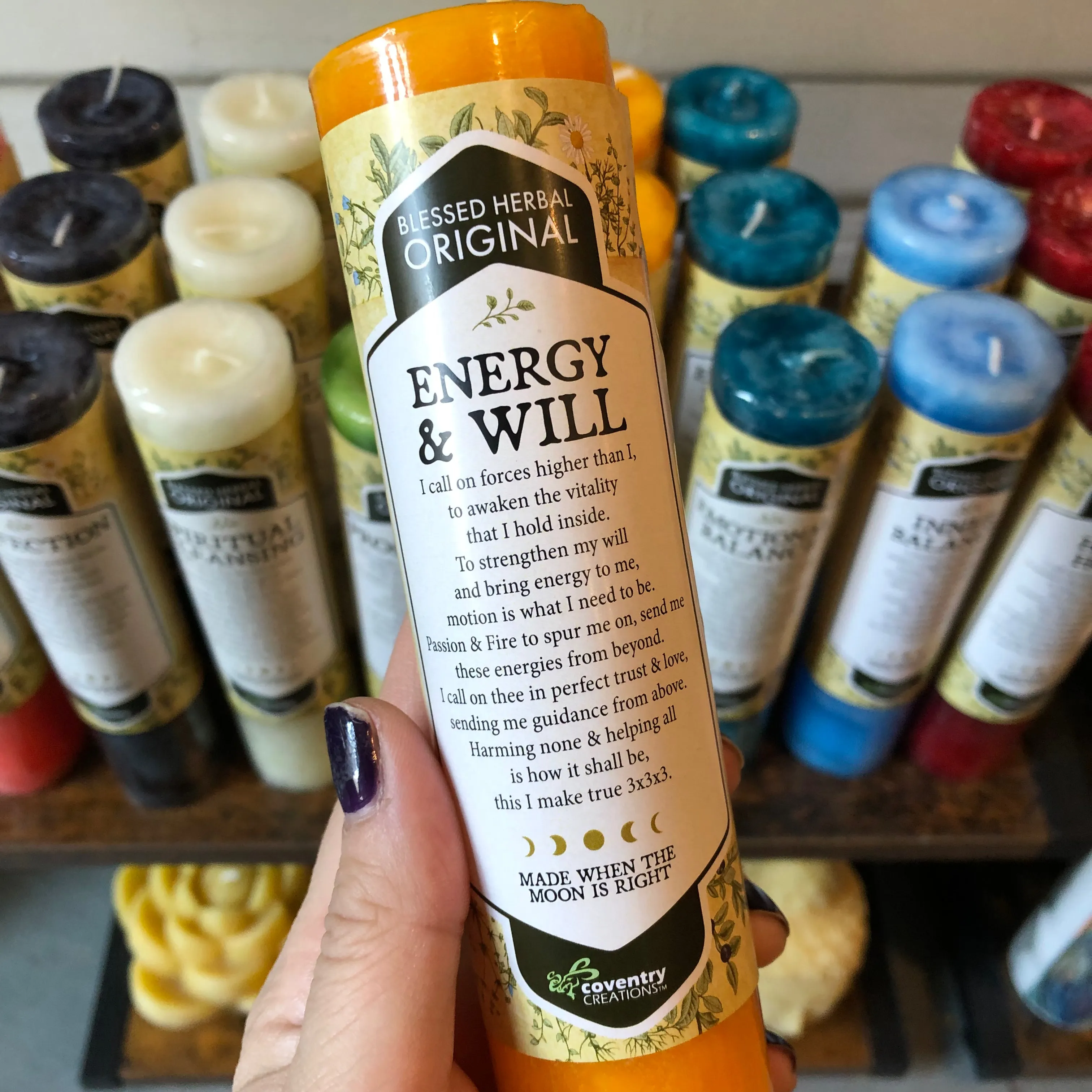 Blessed Herbal Candle