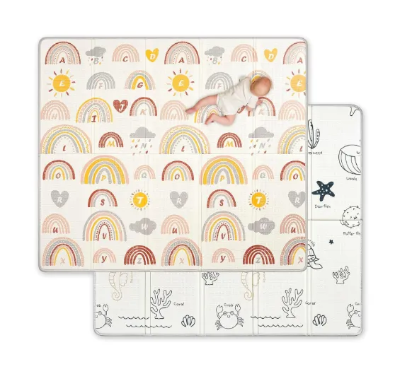 Blissful Diary Extra Large Foldable Baby Play Mat, 78x70
