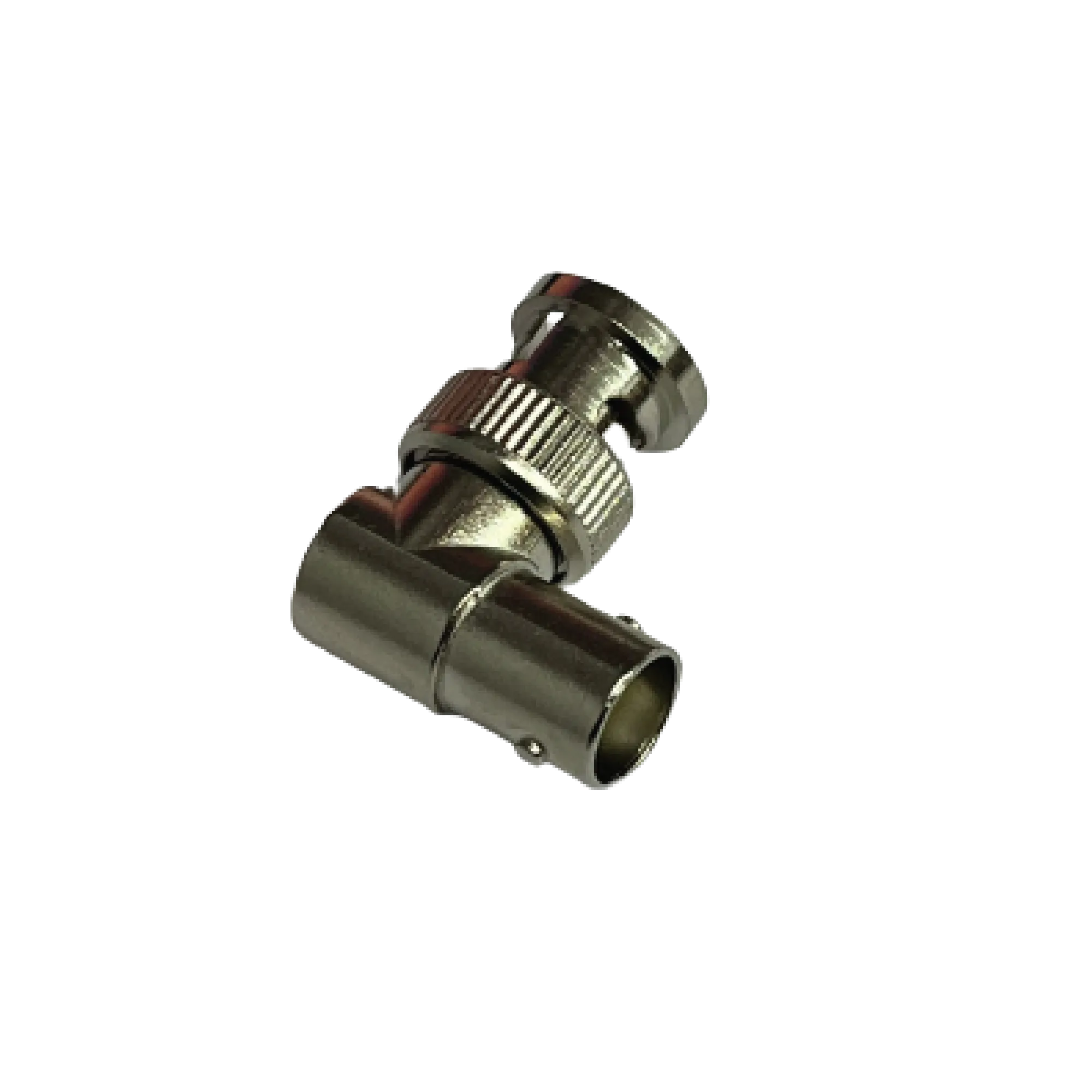 BNC L 90° Adapter Male and Female Connectors