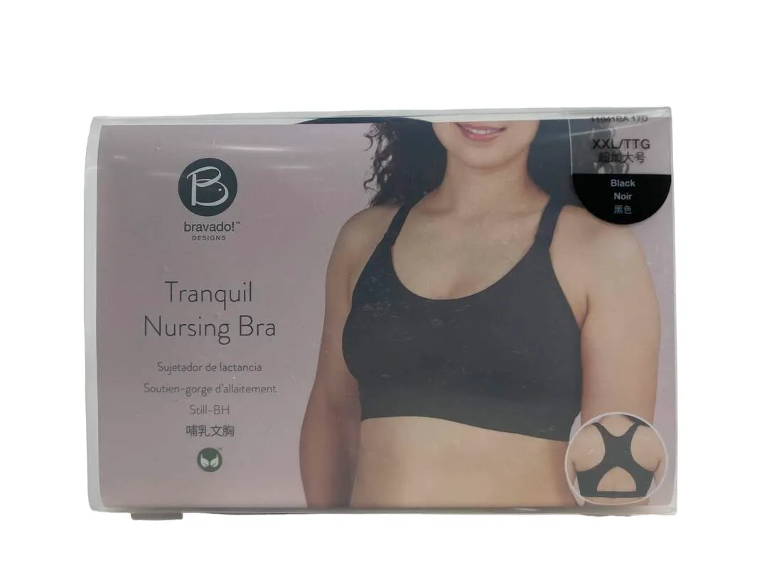 Bravado! Tranquil Nursing Bra, Black, XXLarge