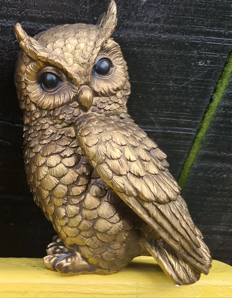 BRONZE OWL FIGURINE