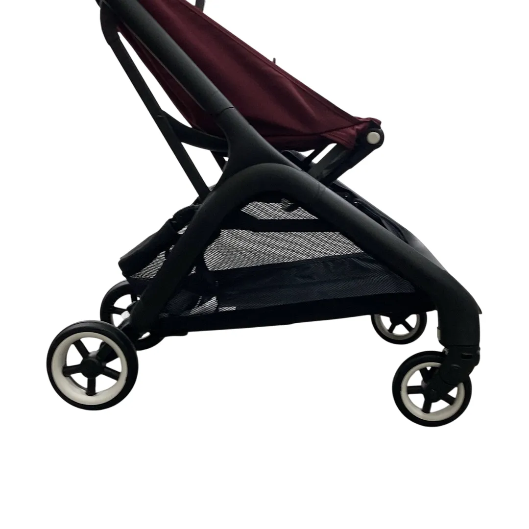 Bugaboo Butterfly Stroller, 2024, Black, Dark Cherry, Dark Cherry