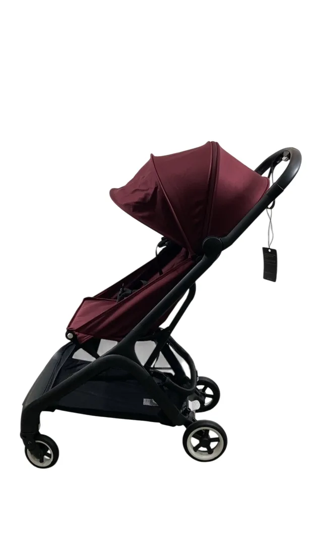 Bugaboo Butterfly Stroller, 2024, Black, Dark Cherry, Dark Cherry