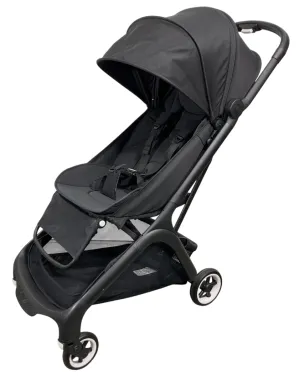 Bugaboo Butterfly Stroller, 2024, Black, Midnight Black, Midnight Black