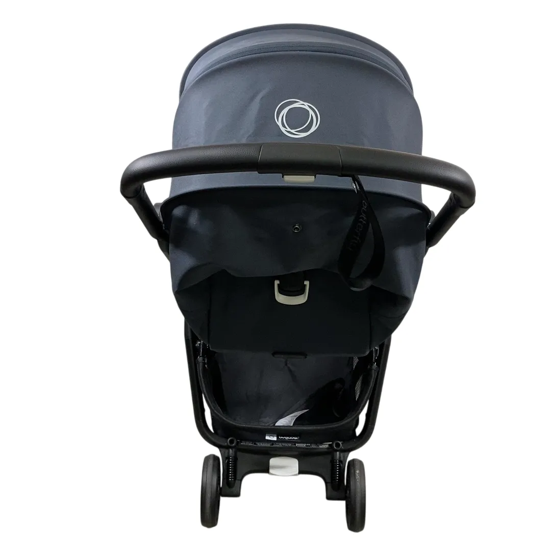 Bugaboo Butterfly Stroller, 2024, Black, Stormy Blue, Stormy Blue