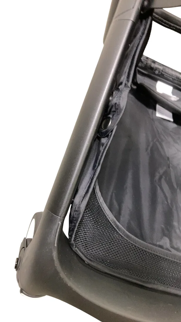 Bugaboo Butterfly Stroller, 2024, Black, Stormy Blue, Stormy Blue