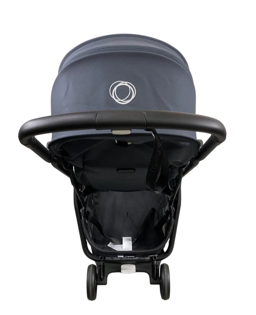 Bugaboo Butterfly Stroller, 2024, Black, Stormy Blue, Stormy Blue