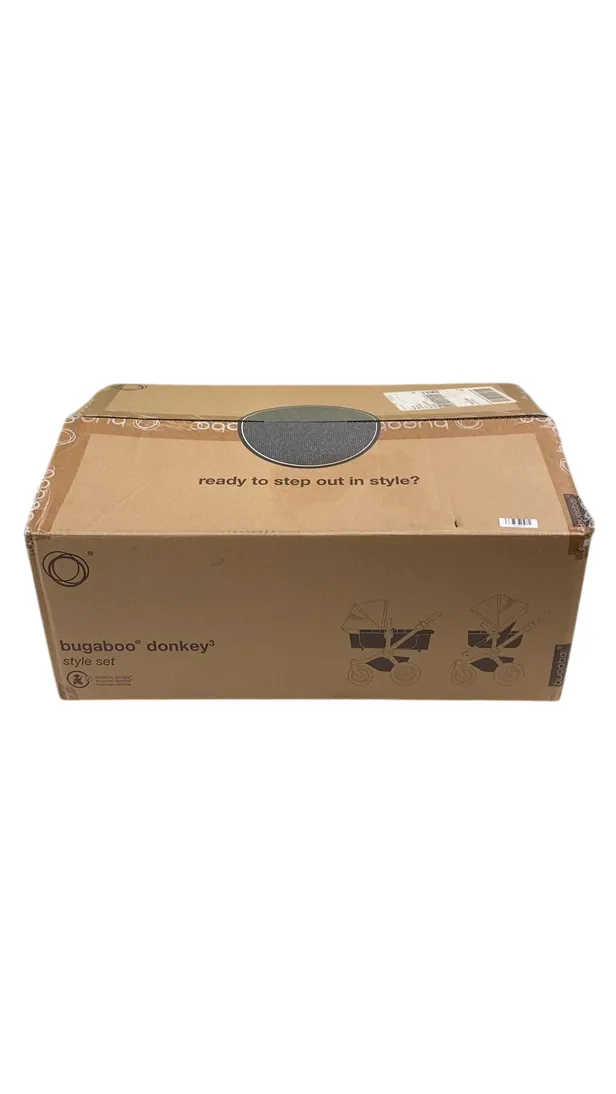 Bugaboo Donkey 3 Style Set, Grey Melange