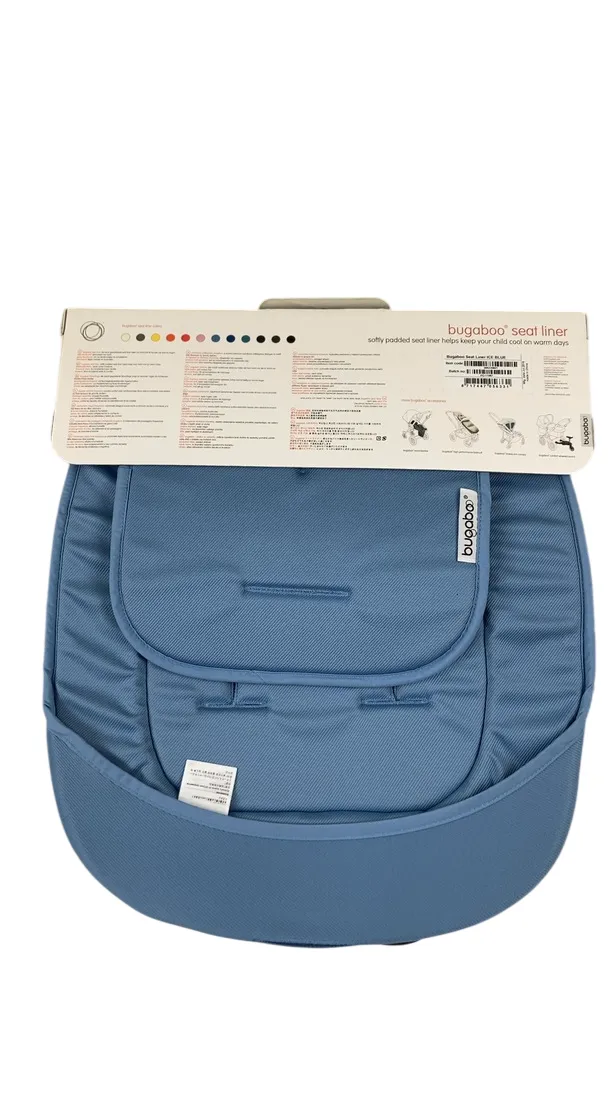 Bugaboo Dual Comfort Seat Liner, Ice Blue