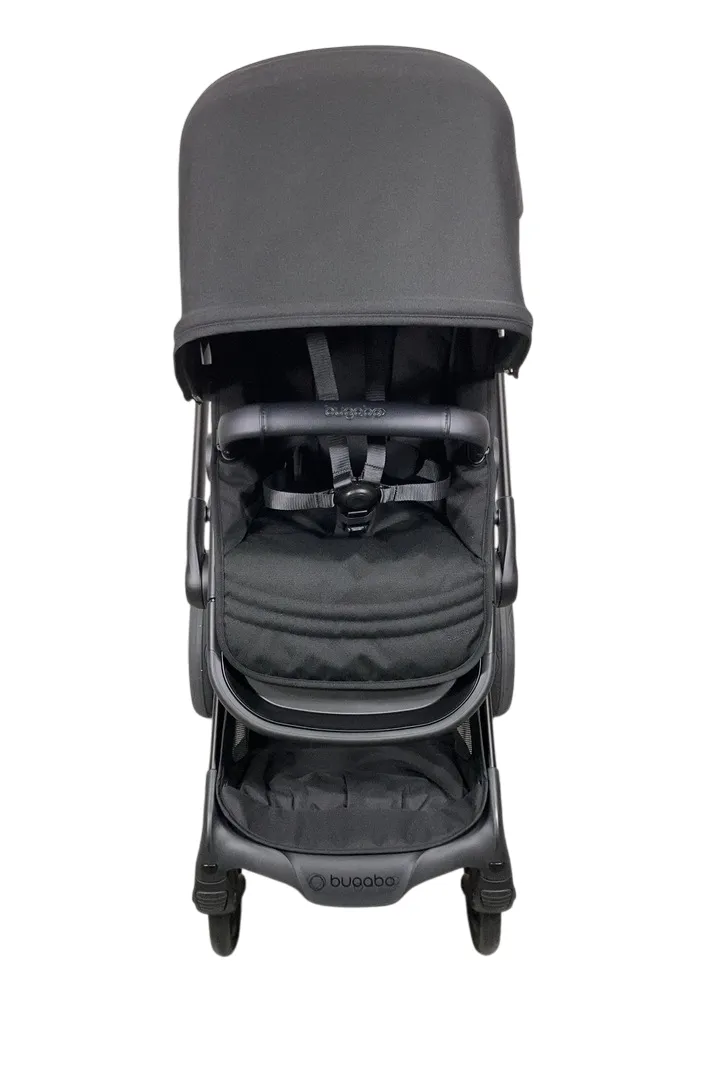 Bugaboo Fox 5 Renew Bassinet and Seat Stroller, 2025, Black Frame, Heritage Black
