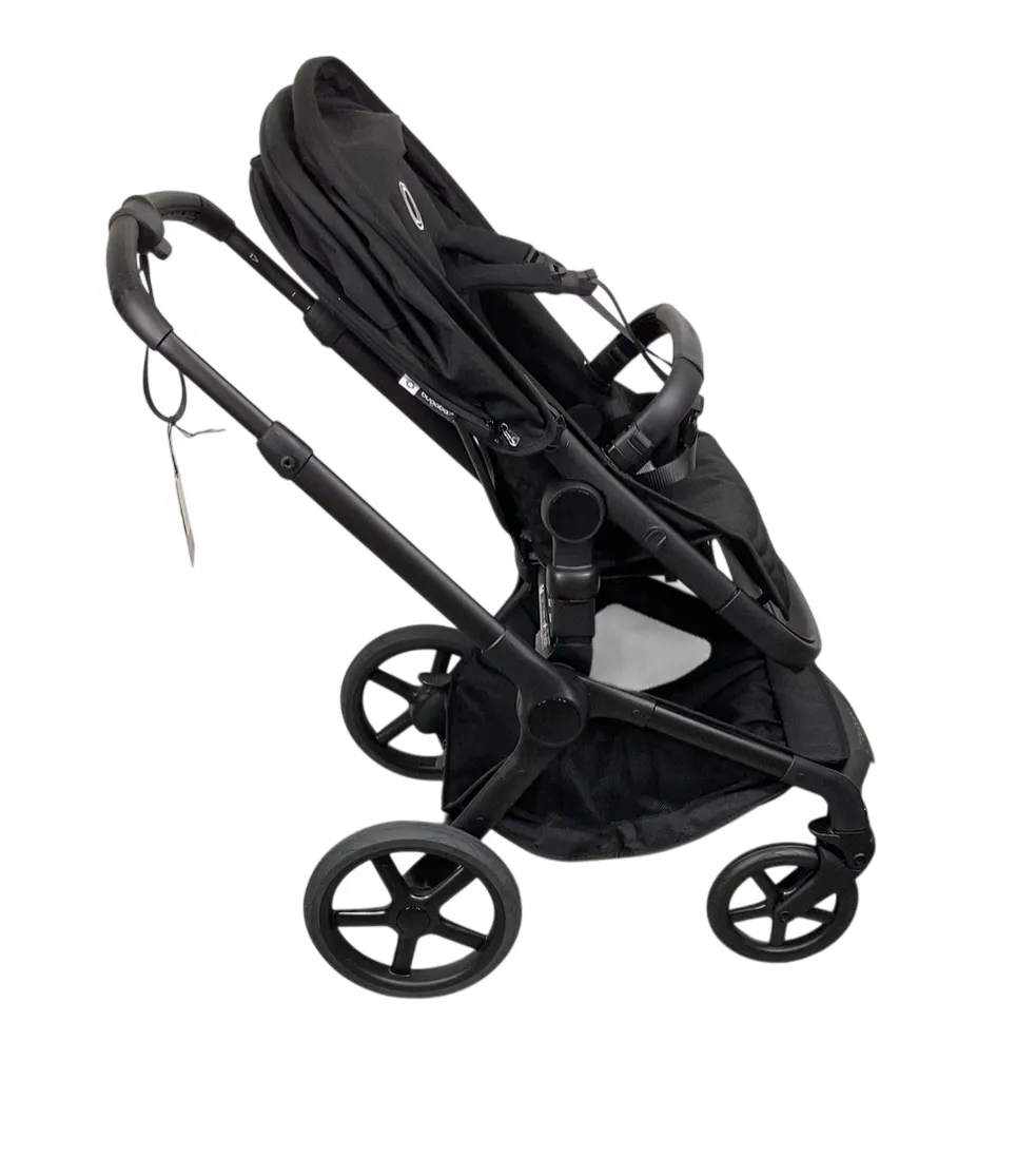 Bugaboo Fox 5 Renew Bassinet and Seat Stroller, 2025, Black Frame, Heritage Black