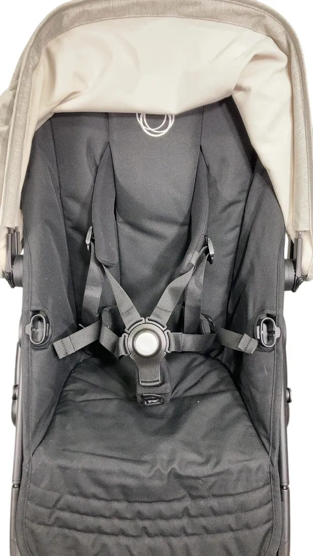 Bugaboo Fox 5 Stroller, 2022, Black Frame, Misty White - Midnight Black
