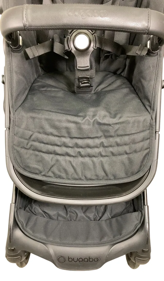 Bugaboo Fox 5 Stroller, 2022, Black Frame, Misty White - Midnight Black