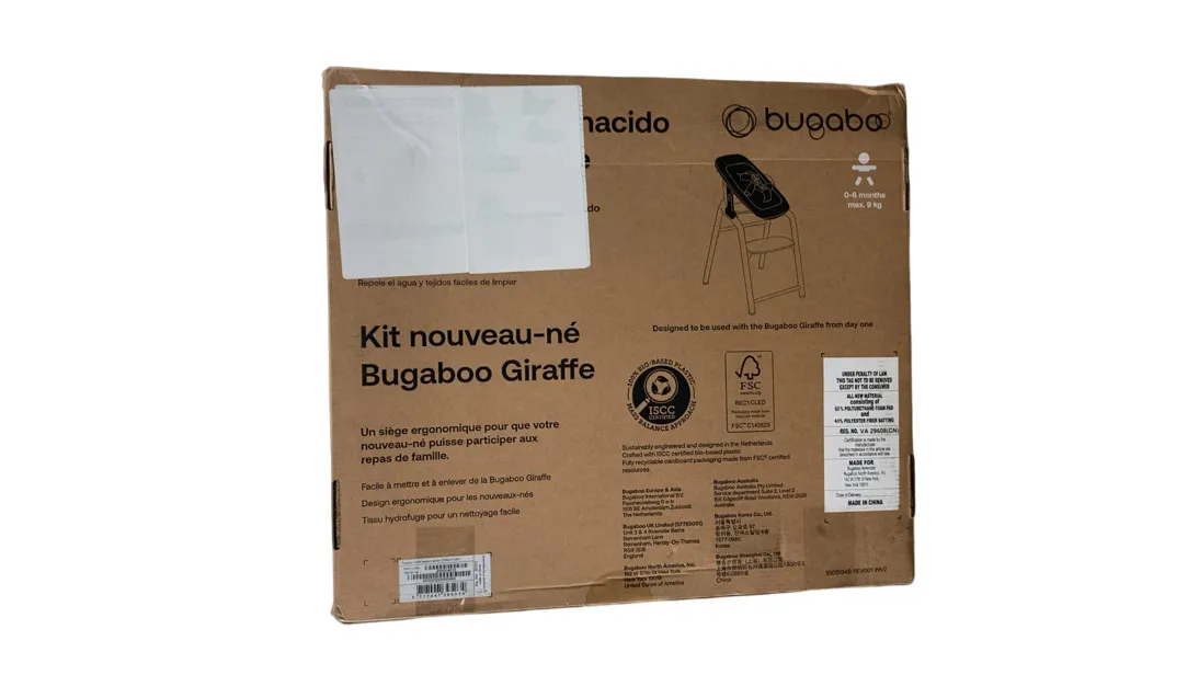 Bugaboo Giraffe Newborn Set, Tornado Gray
