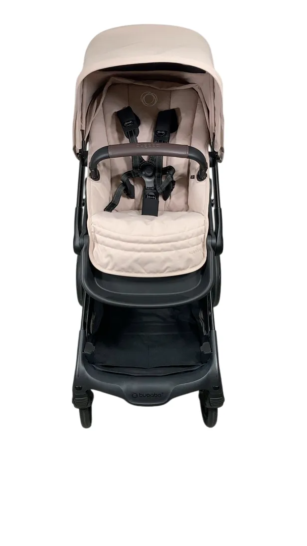Bugaboo Kangaroo Single To Double Stroller, 2024, Black, Desert Taupe, Desert Taupe