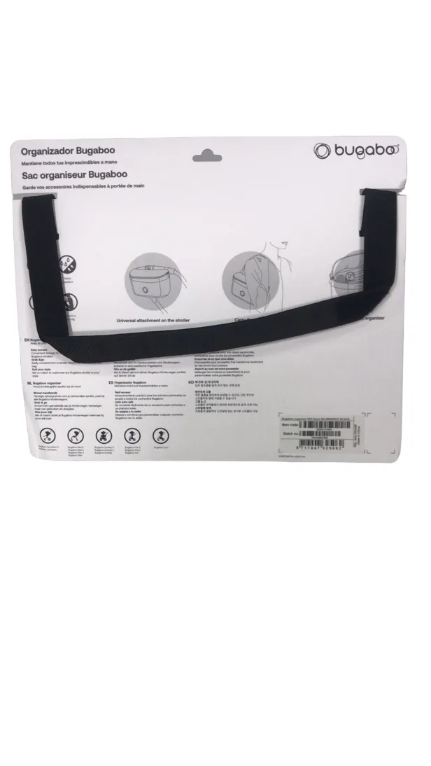 Bugaboo Stroller Organizer, Midnight Black