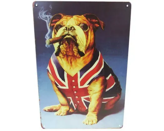 BULLDOG-A4 WALL ART