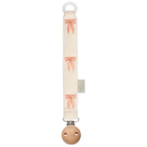 Cam Cam Copenhagen Bows Embroidered Pacifier Holder