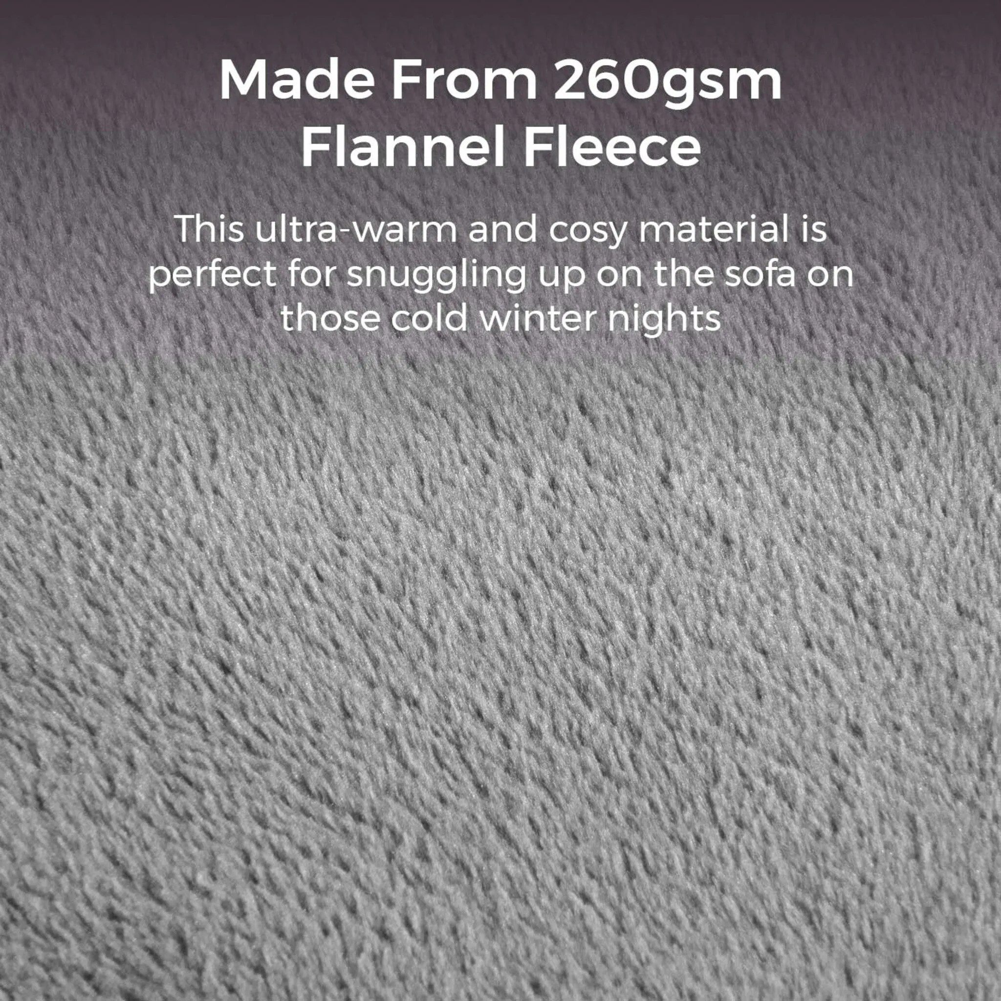 Carmen C81149GRY Heated Wearable Blanket