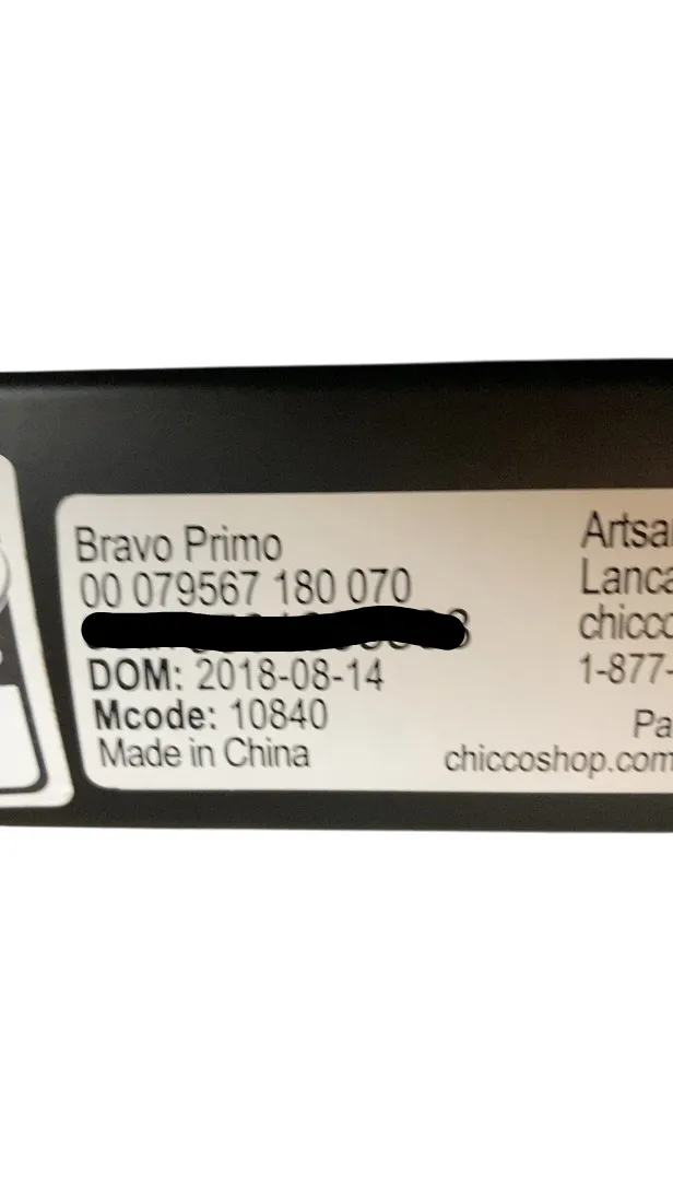 Chicco Bravo Primo Trio Stroller Only, 2018, Alto