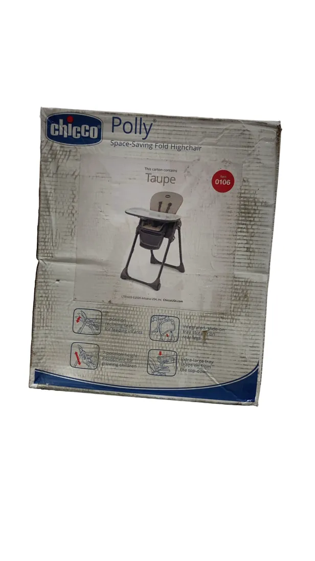 Chicco Polly Highchair, Taupe
