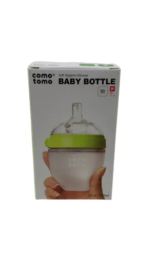 Comotomo Bottle, Green, Pack of 1, 5 ounce